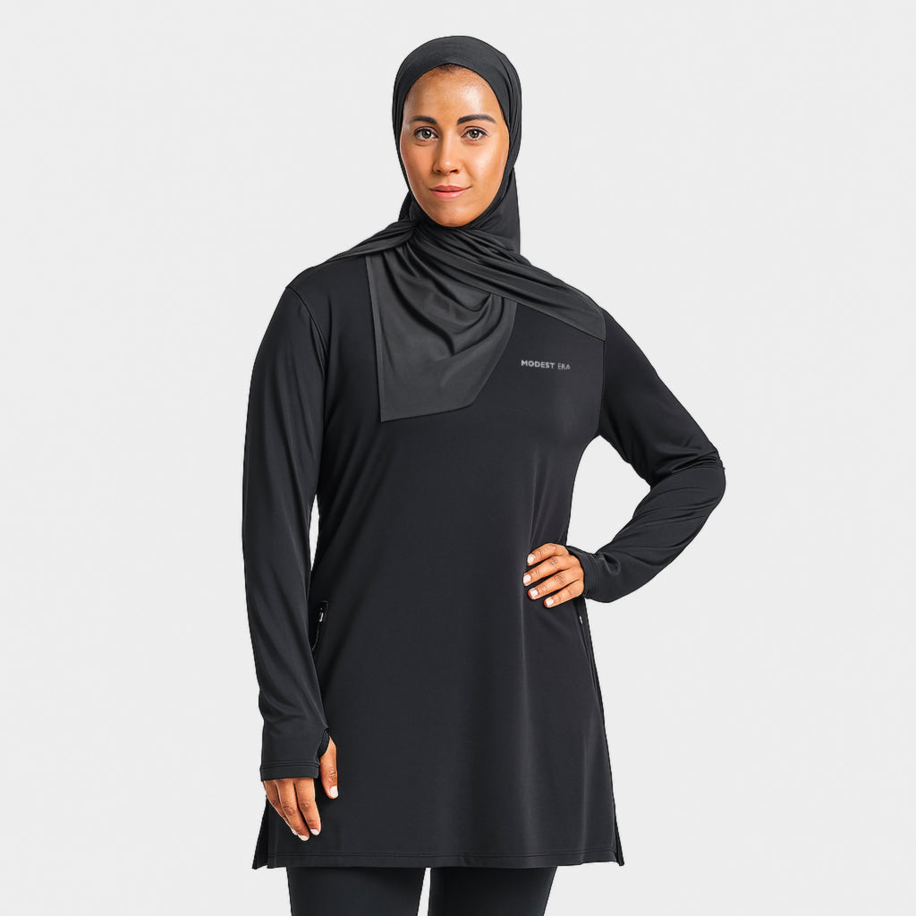 Long-Sleeve Modest Breathable Top