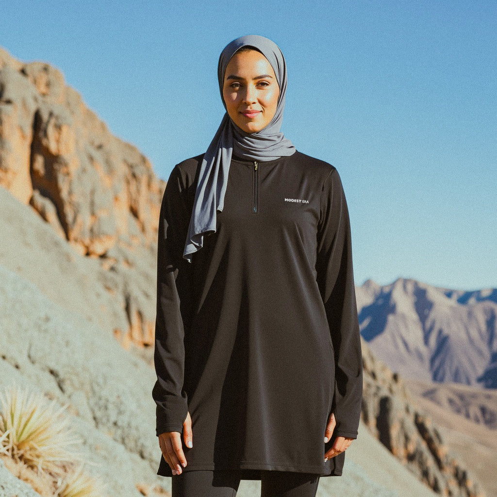 Long-Sleeve Modest Breathable Top