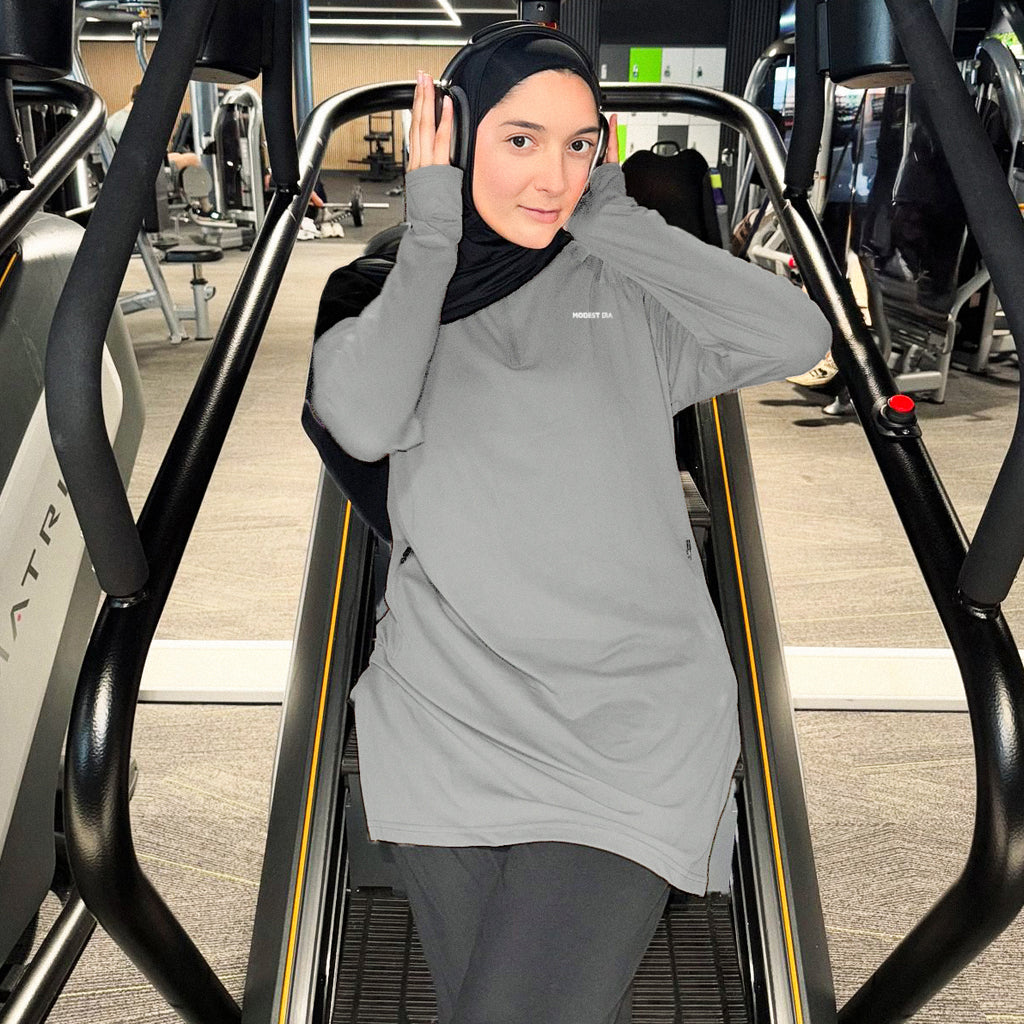 Long-Sleeve Modest Breathable Top