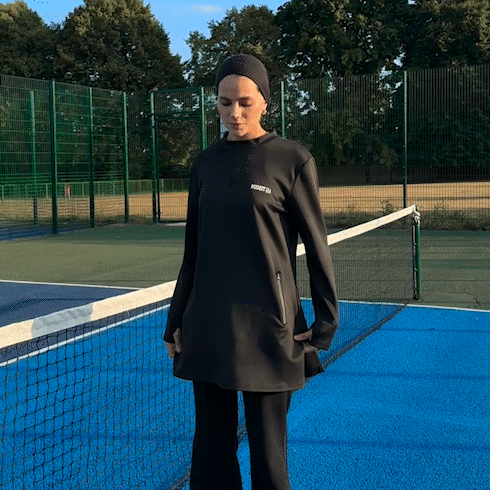 Long-Sleeve Modest Breathable Top