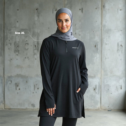 Long-Sleeve Modest Breathable Top